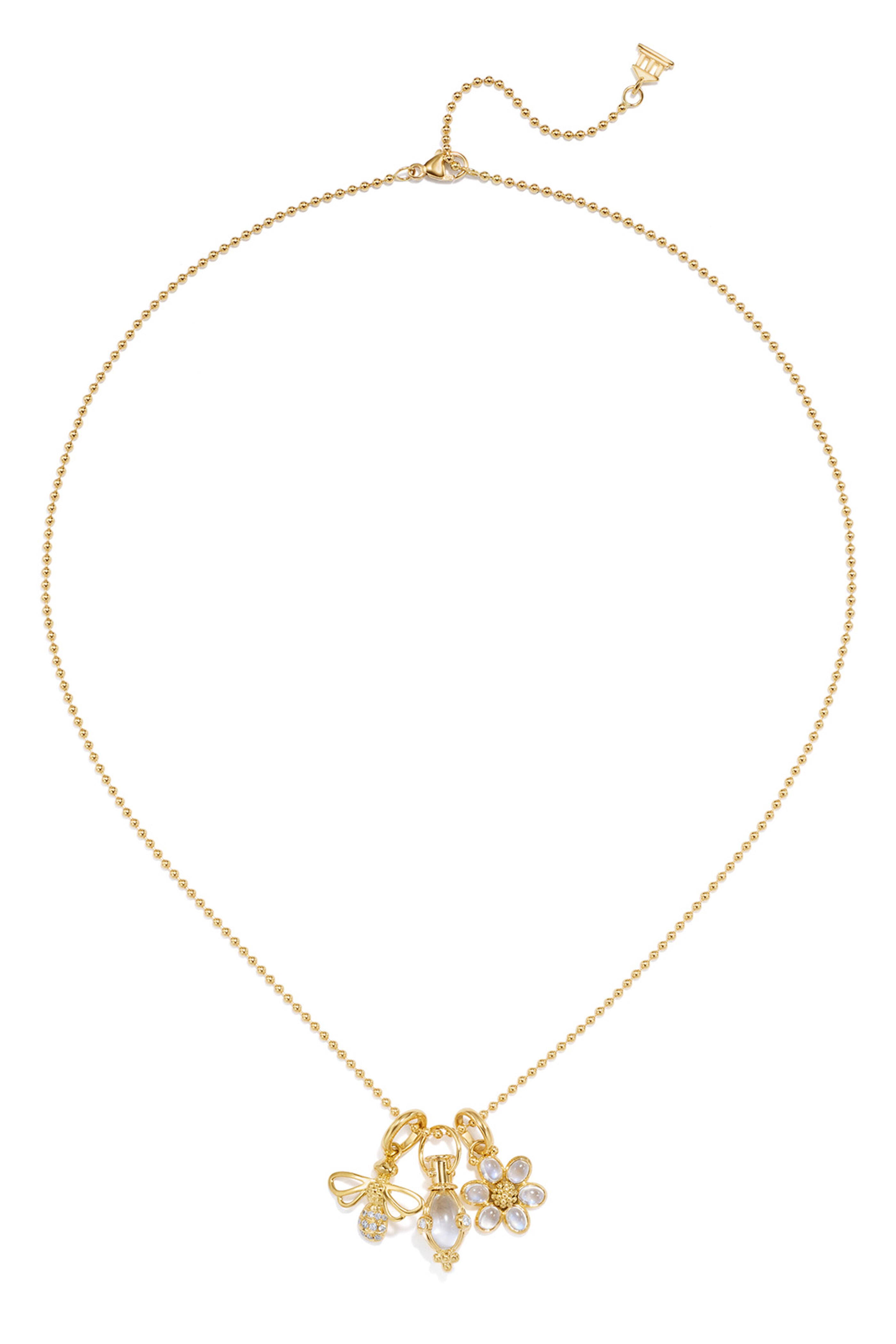 Temple St. Clair - 18k Gold Primavera Charm Necklace