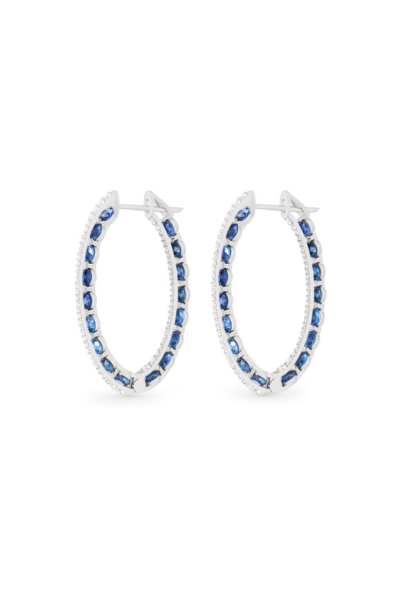 Miseno - Procida Diamond & Sapphire Earrings