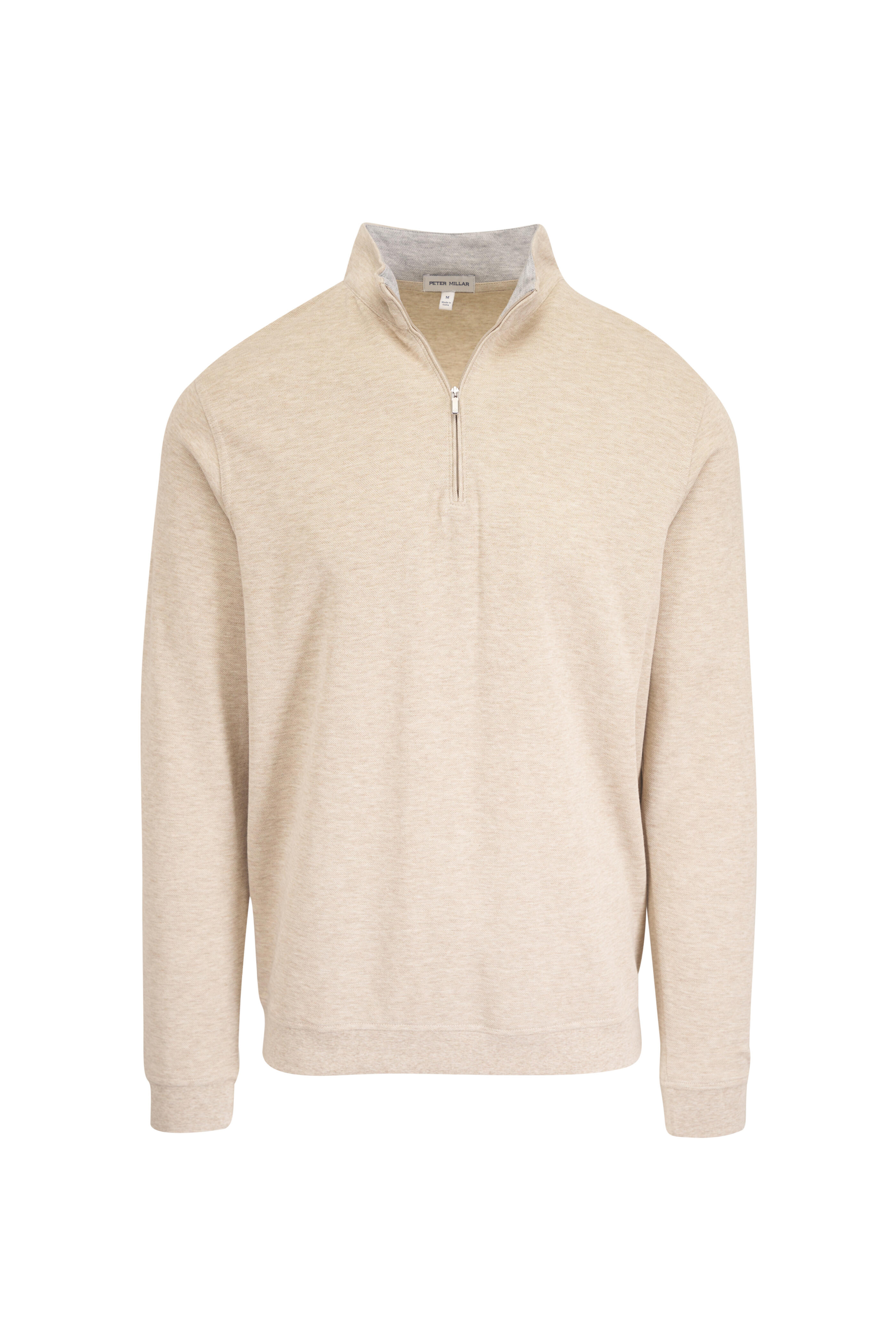 Peter Millar - Crown Comfort Stone Quarter Zip Pullover - view 1