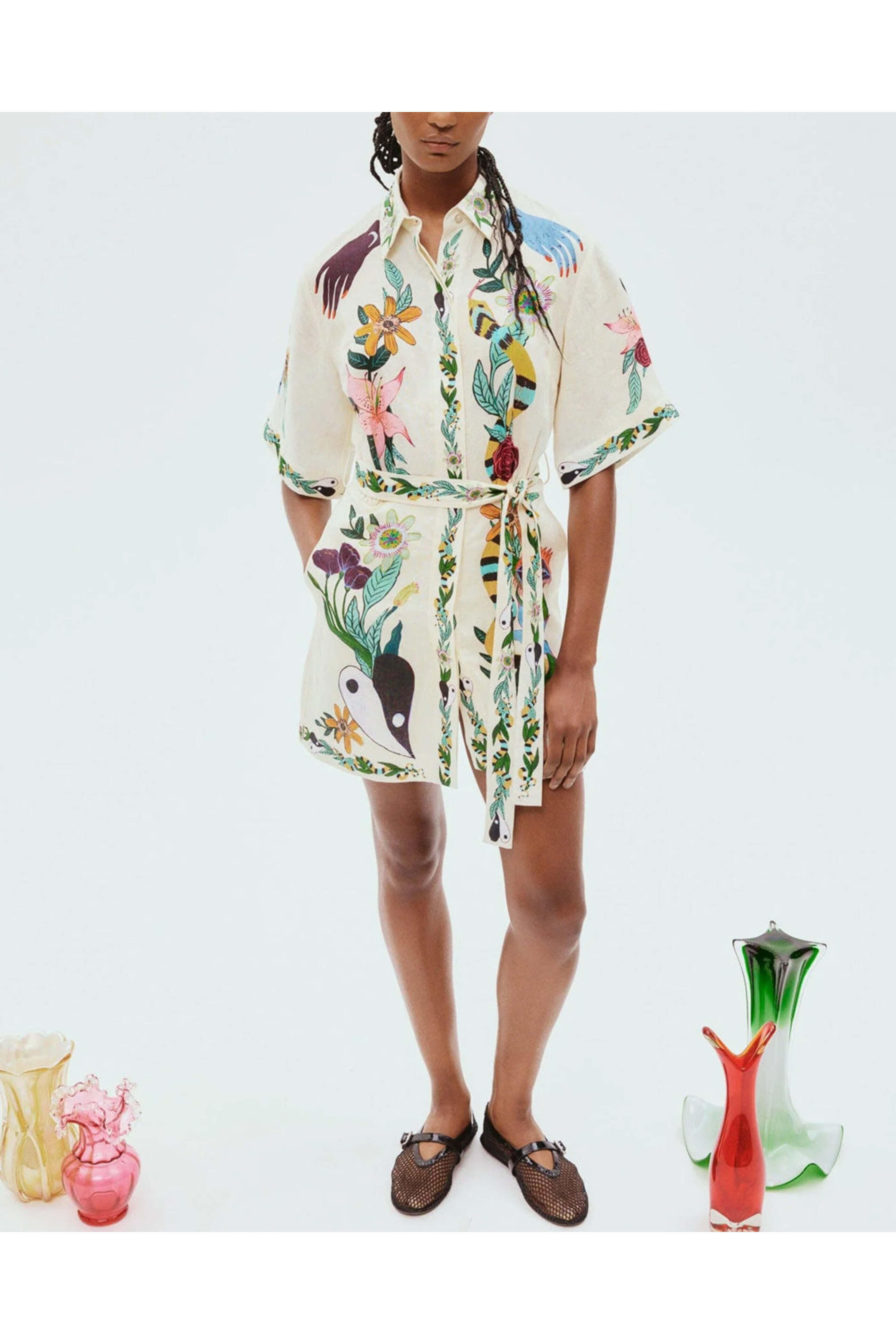 Alémais - Cream Meagan Mini Dress