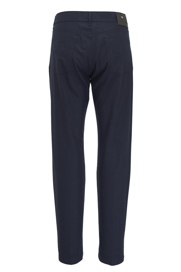 Marco Pescarolo - Mix Navy Five Pocket Cashmere Pant 