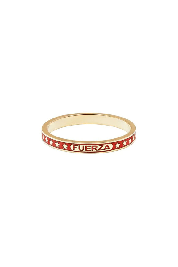 Foundrae - Strength Yellow Gold Thin Band