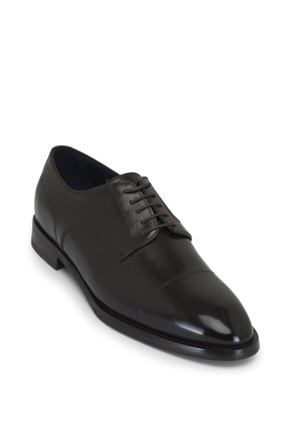 Di Bianco Bersano Black Leather Dress Shoe