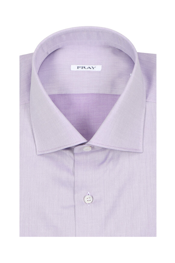 Fray Solid Purple Riva Sport Shirt