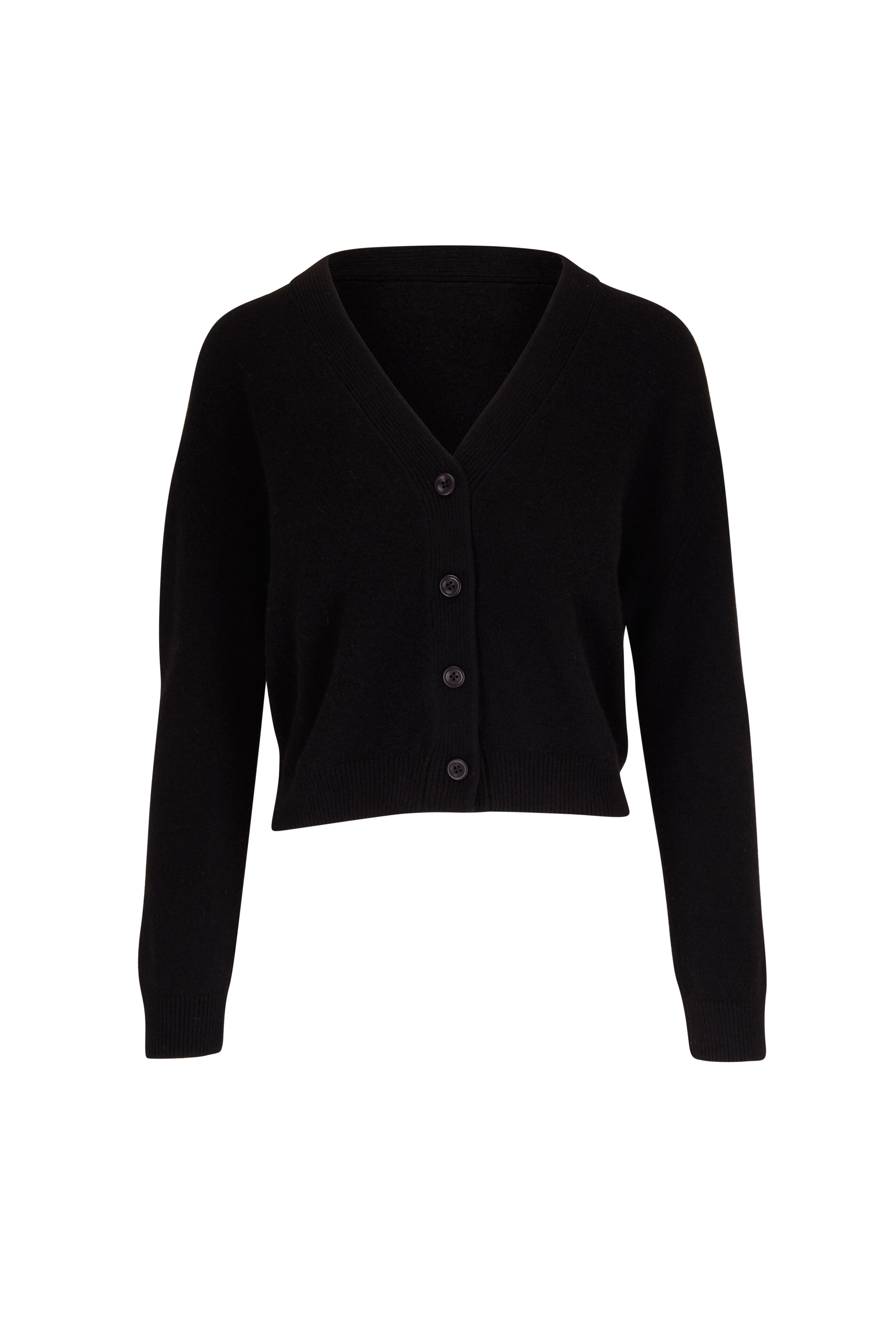 The Elder Statesman - Tranquility Black Cashmere Cardigan