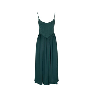 zimmermann silk drape dress jade Zimmermann Silk Drape Dress