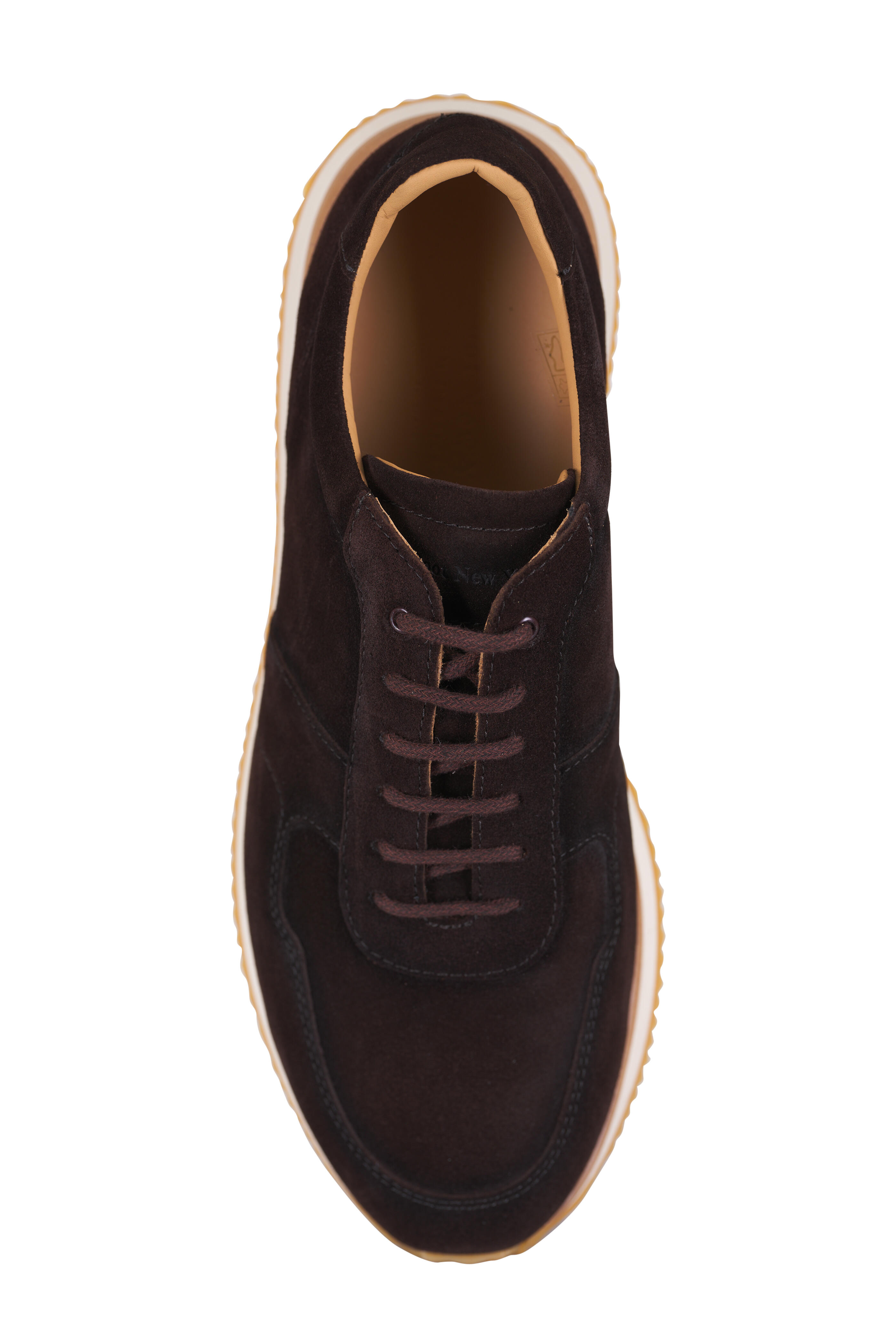 To Boot New York - Fanning Dark Brown Suede Sneaker - view 3