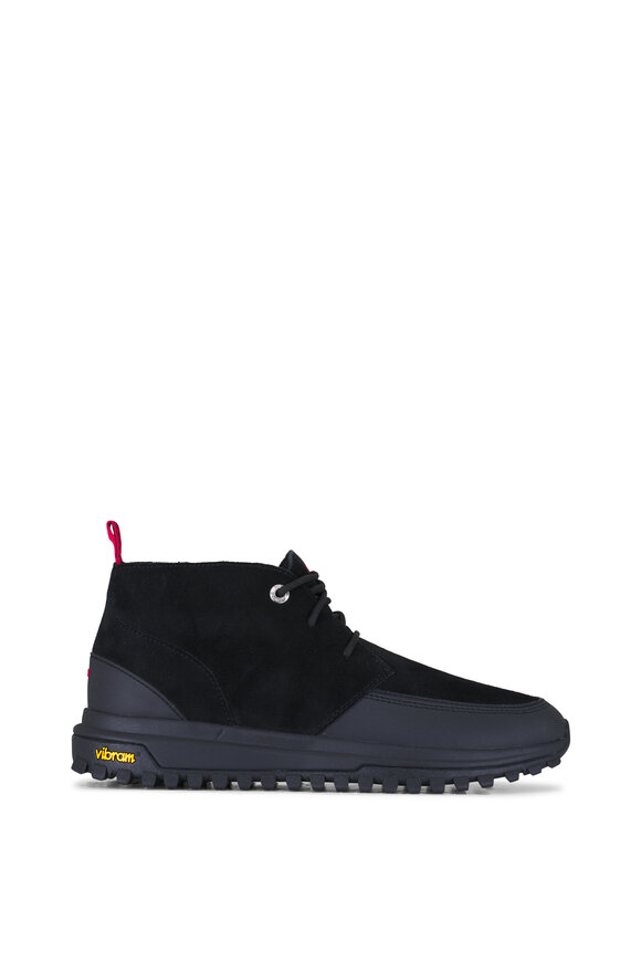 Swims - Helmut Vibram Black Suede Chukka Boot