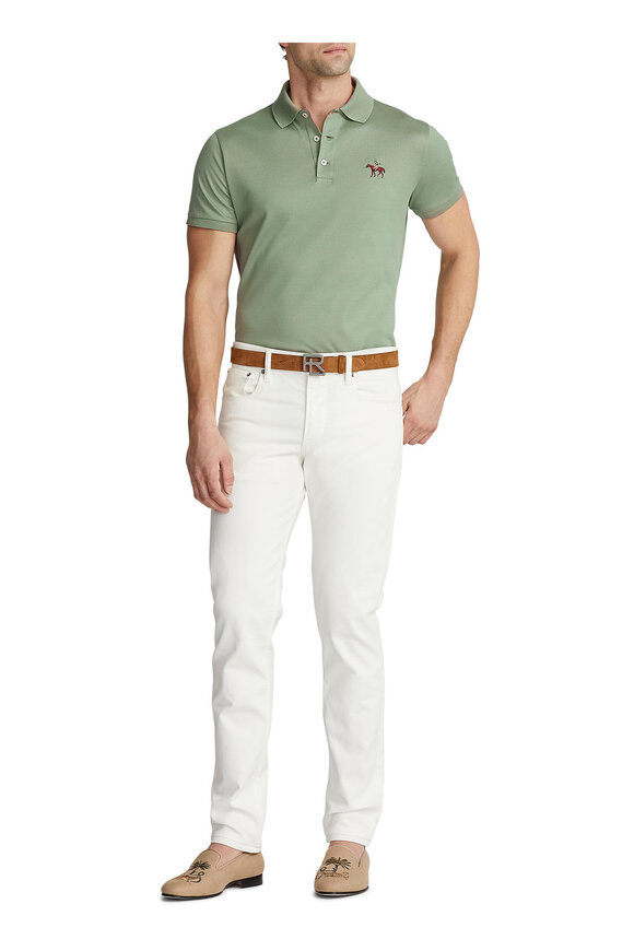 Ralph Lauren Purple Label - Green Cotton Piqué Polo