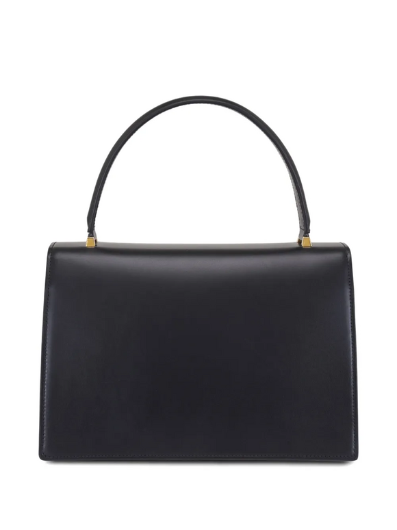 Akris Alice Medium Black & Gold Top Handle Bag - view 6