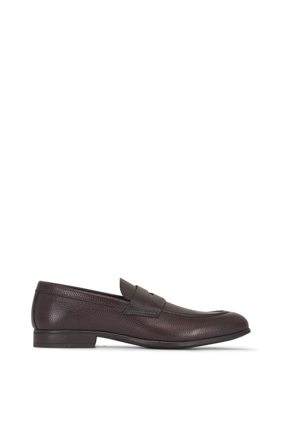 G Brown Cannon Dark Brown Leather Penny Loafer - view 3
