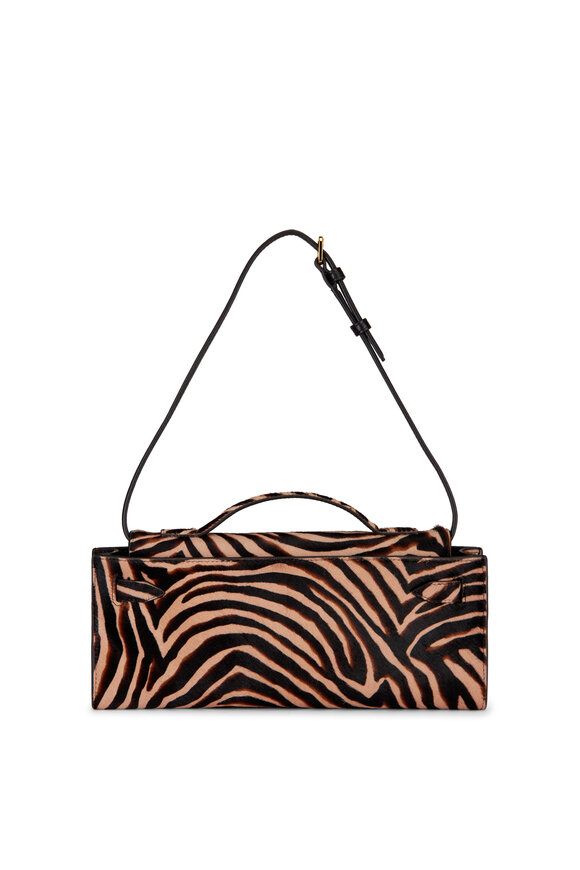 Veronica Beard Tan & Black Dash Clutch - view 2