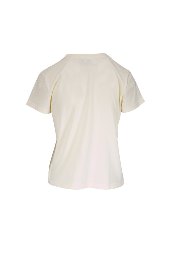 Agolde Adine Blonde Long Line T-Shirt - view 2
