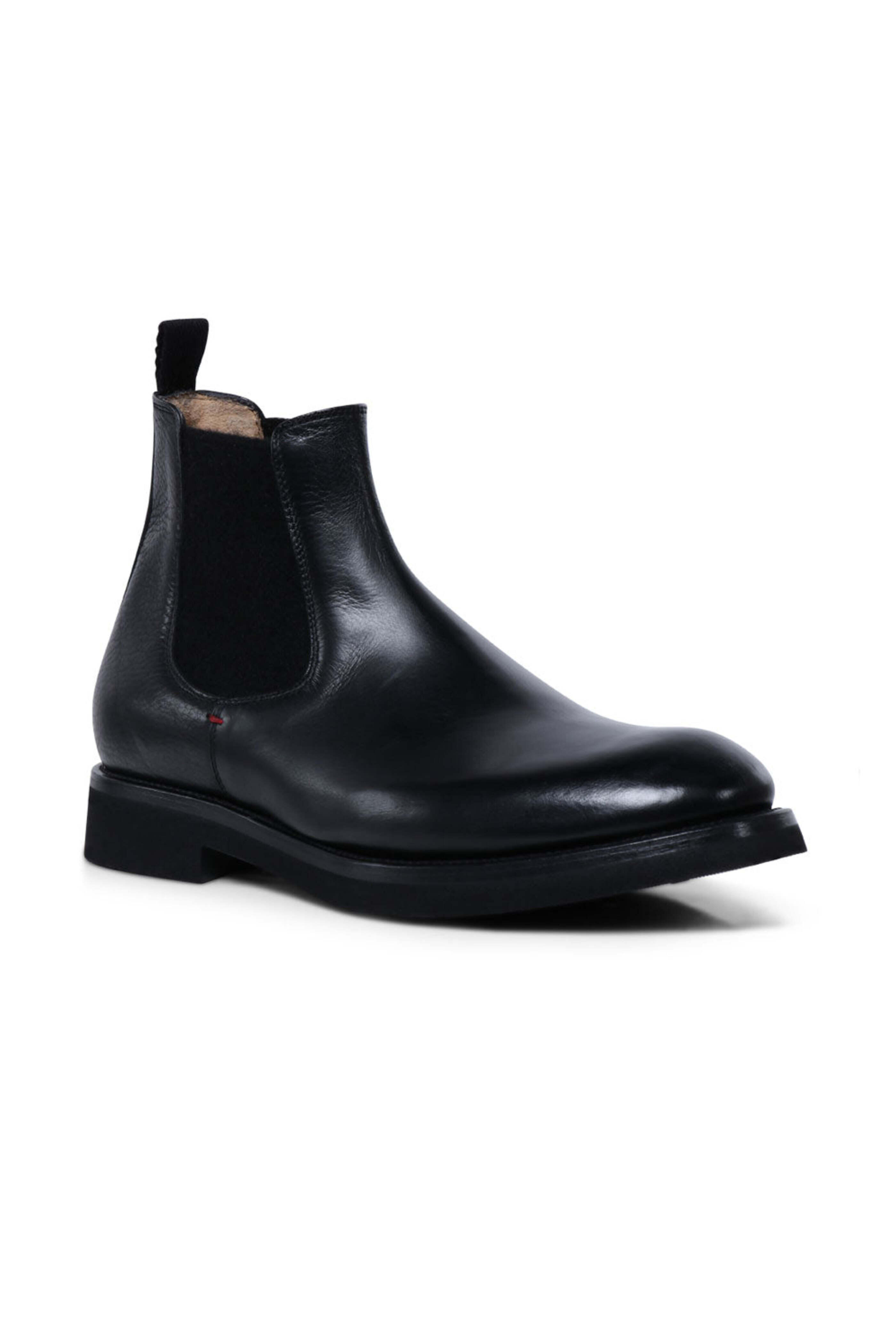 Kiton - Calfskin Chelsea Boot in Black