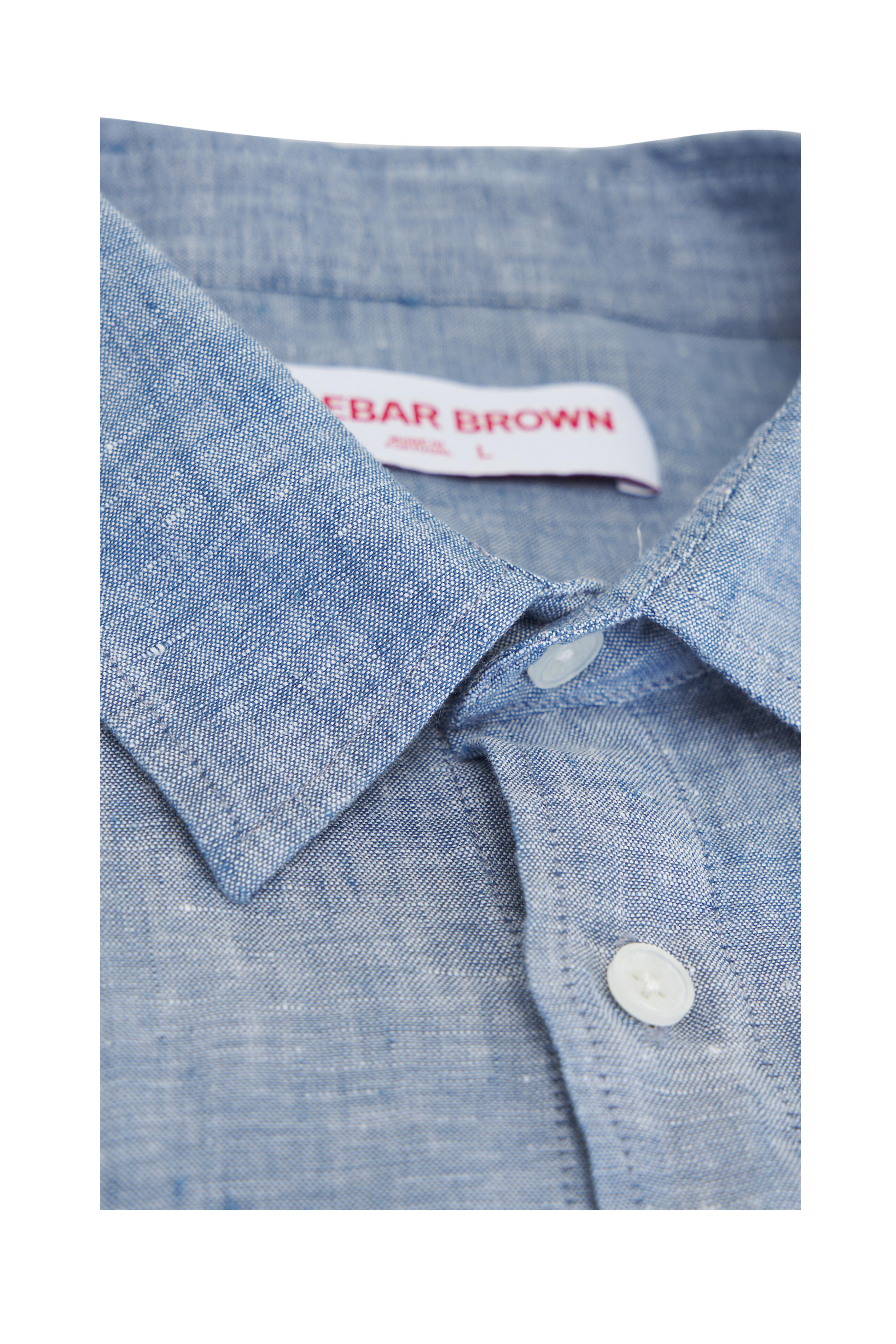 Orlebar Brown - Justin Light Blue Chambray Linen Shirt