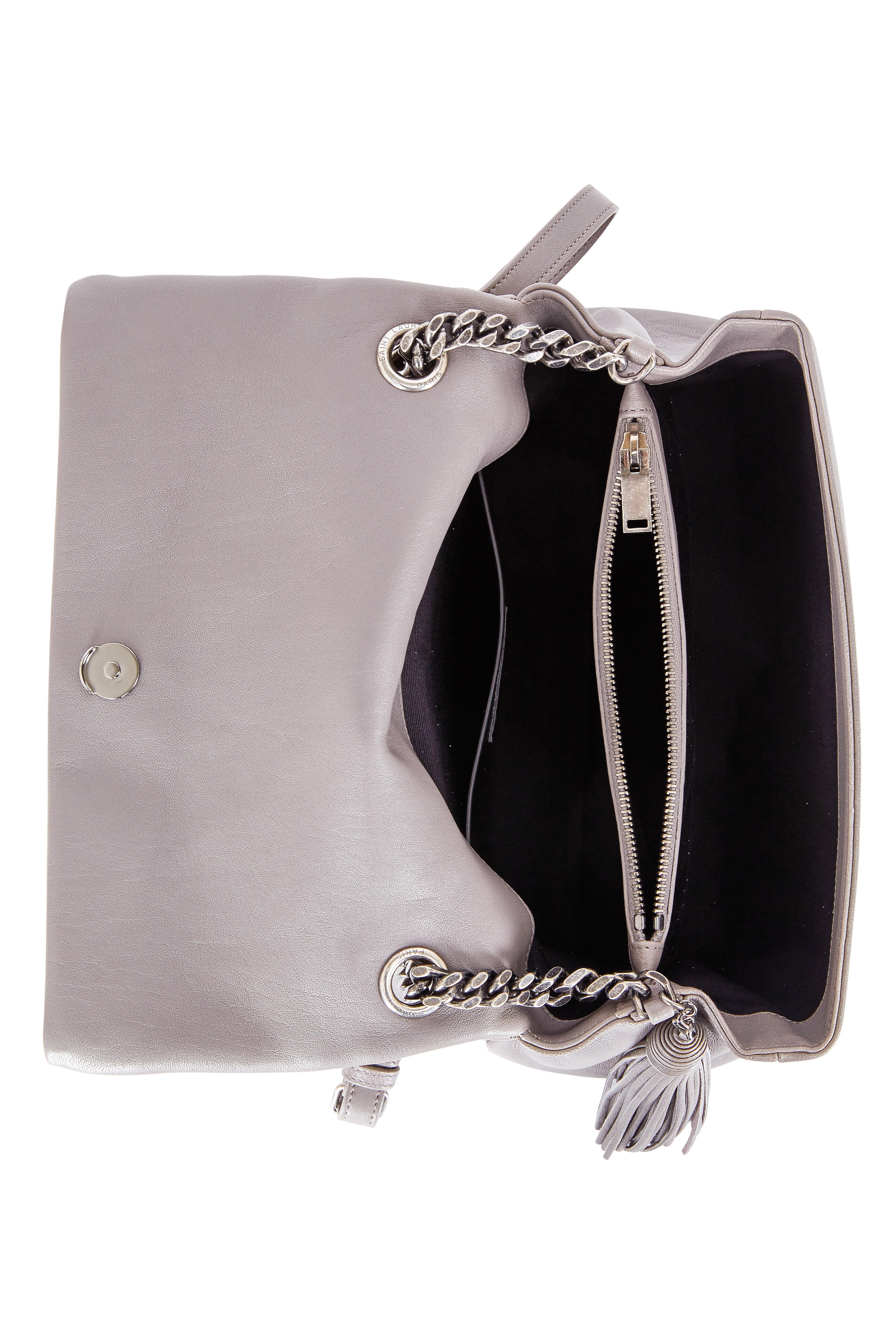 Saint Laurent - West Hollywood Fog Leather Shoulder Bag