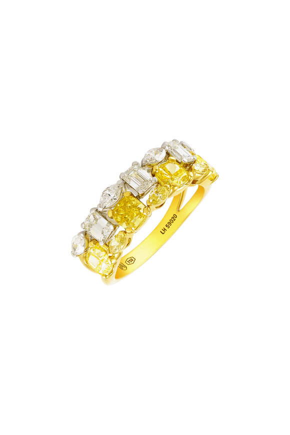 Etho Maria 18k Yellow & White Gold Diamond Ring