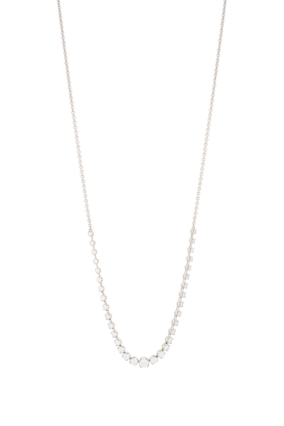 Kwiat 18k White Gold Starry Night Demi Riviera Necklace