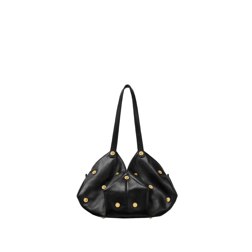 【関税込み】Versace ブラック Protea ショルダーバッグ Versace Protea Shoulder Bag | Black | FARFETCH