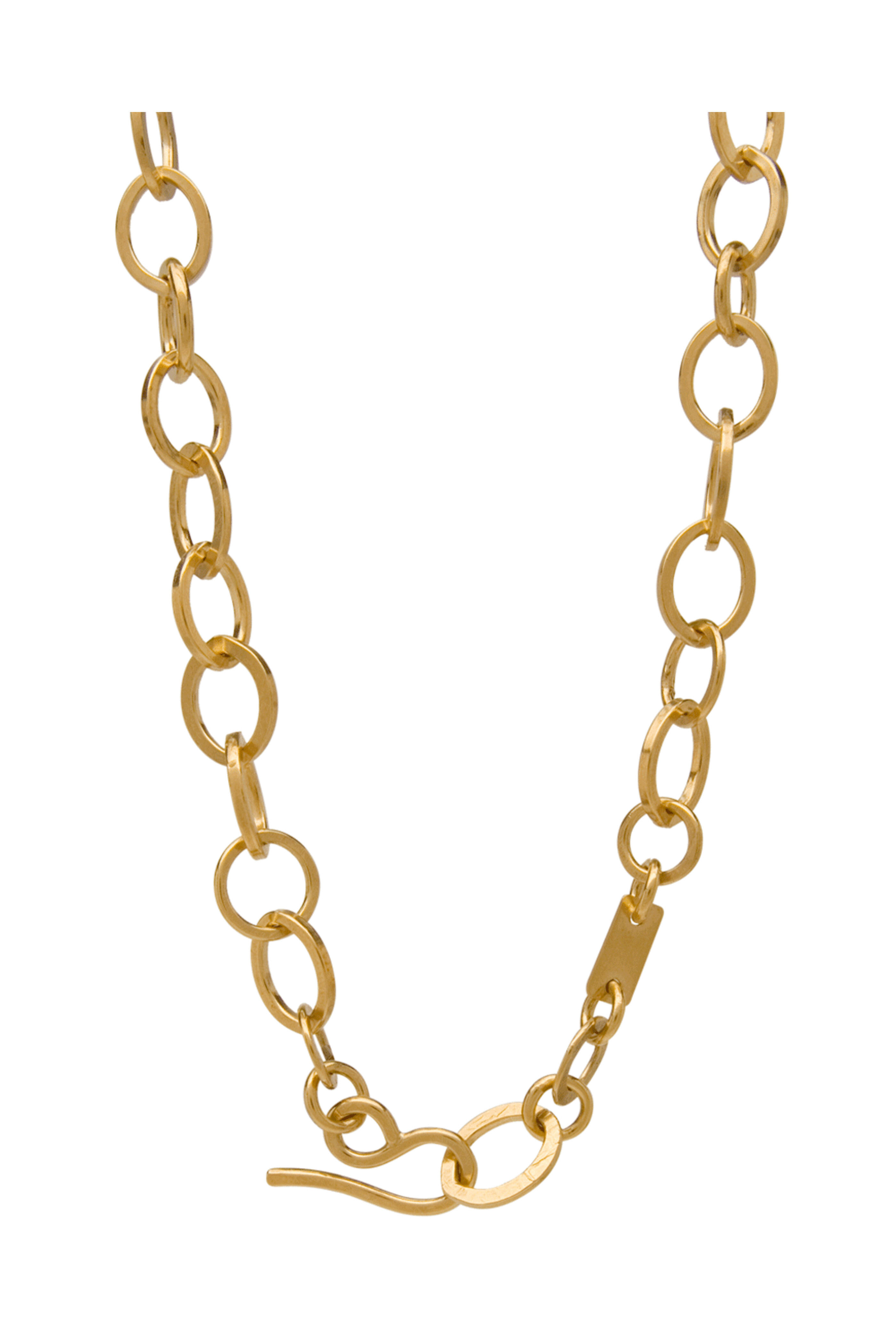 Annie Costello Brown - 18k Gold-Plated Brass Shae Chain Necklace