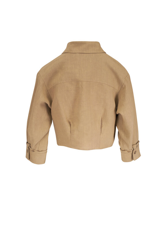 TWP Next Chapter Kelp Linen Blouse - view 3