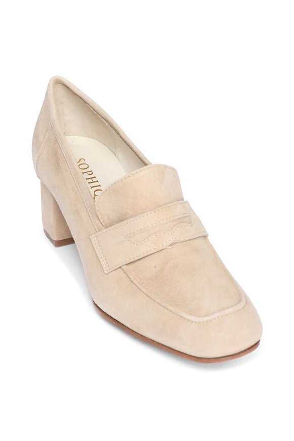 Sophique Milano Essenziale Sand Suede Pump, 50mm