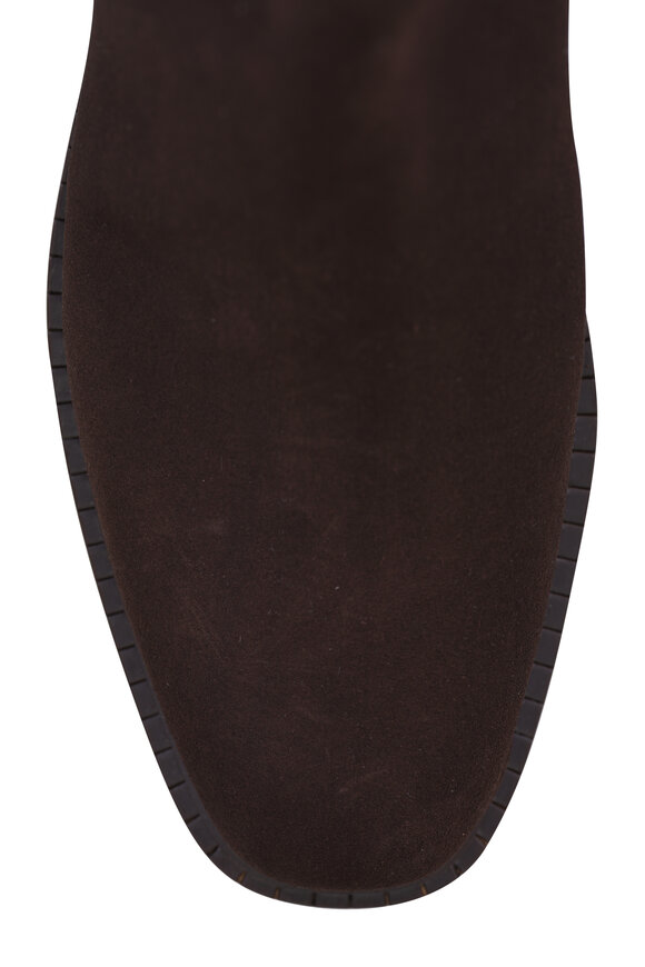 La Canadienne Selina Brown Suede Ankle Boot, 30mm - view 4