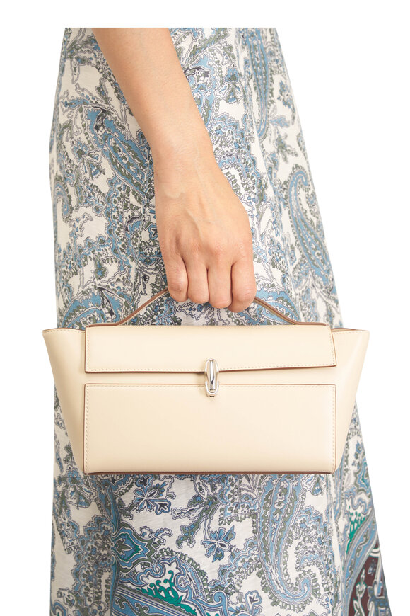 Savette Symmetry Trapeze Bone Leather Pochette - view 2
