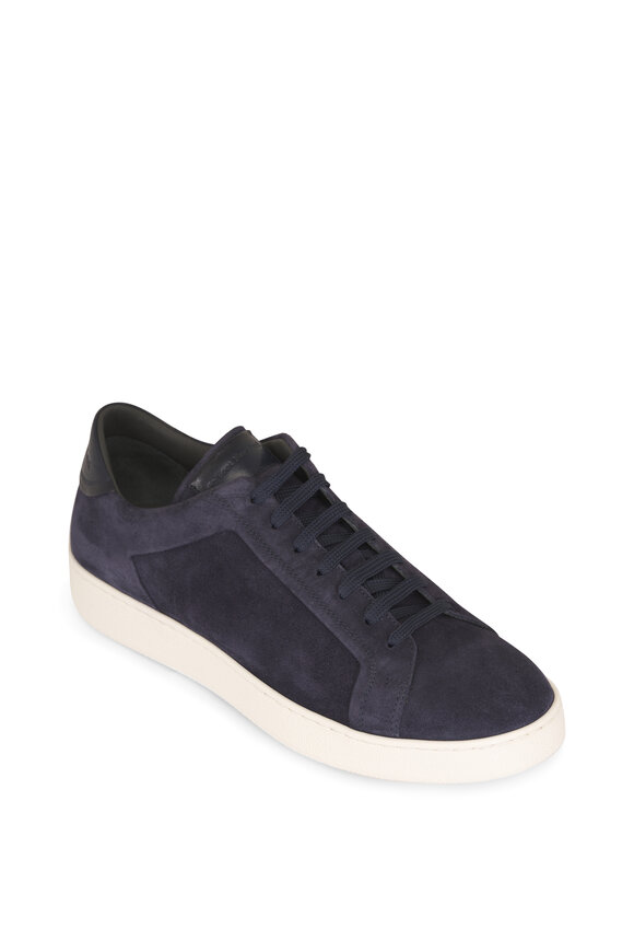 To Boot New York Monterey Lcash Blue Suede Low Top Sneaker - view 1