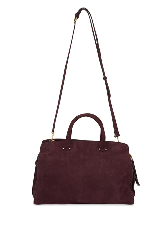 Métier Private Eye Burgundy Suede Handbag - view 2
