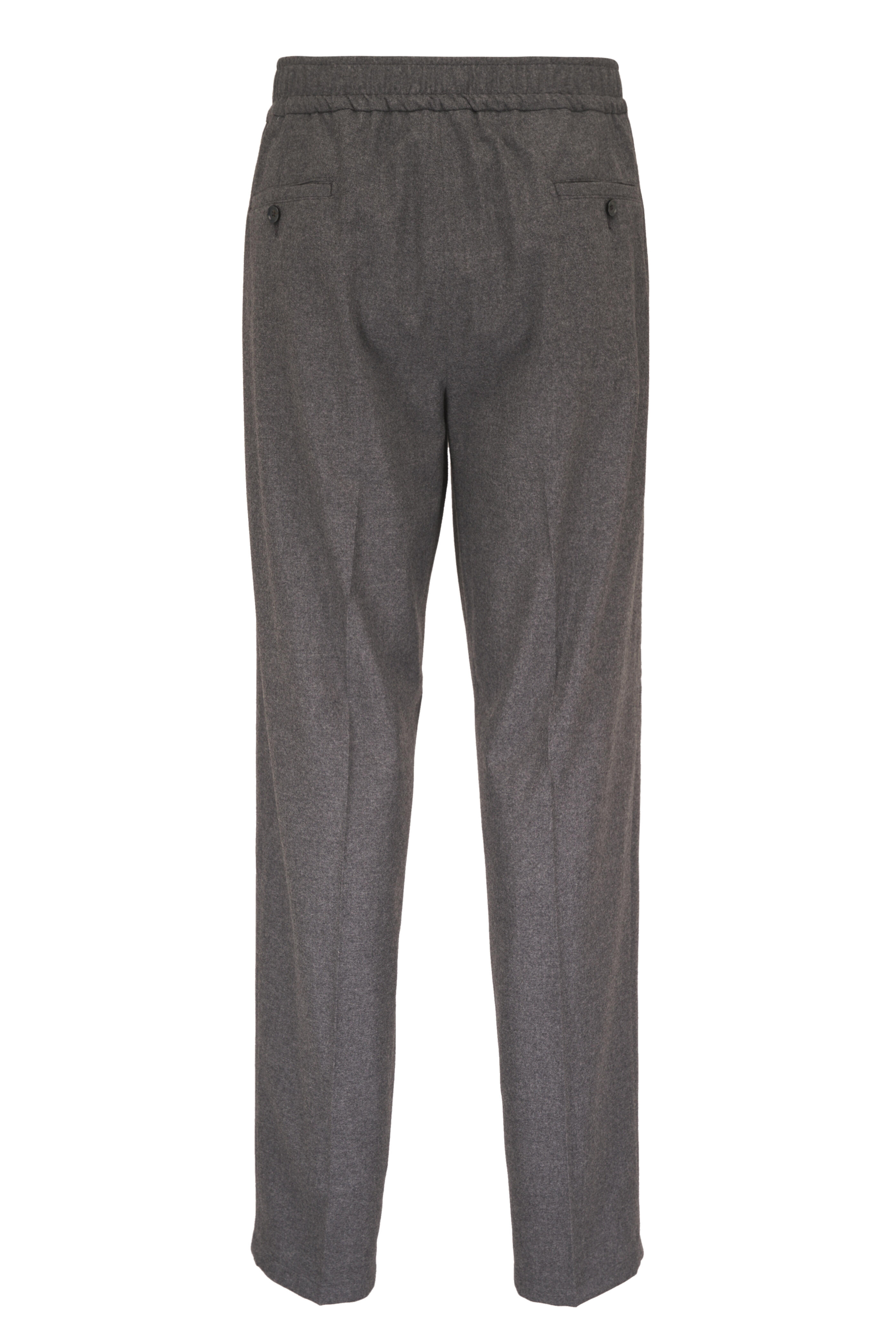 Isaia - Gray Stretch Wool & Cashmere Pant - view 2