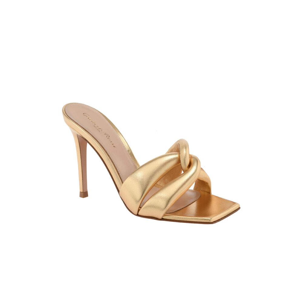 Gianvito Rossi - Amour Mule in Mekong | Mitchell Stores