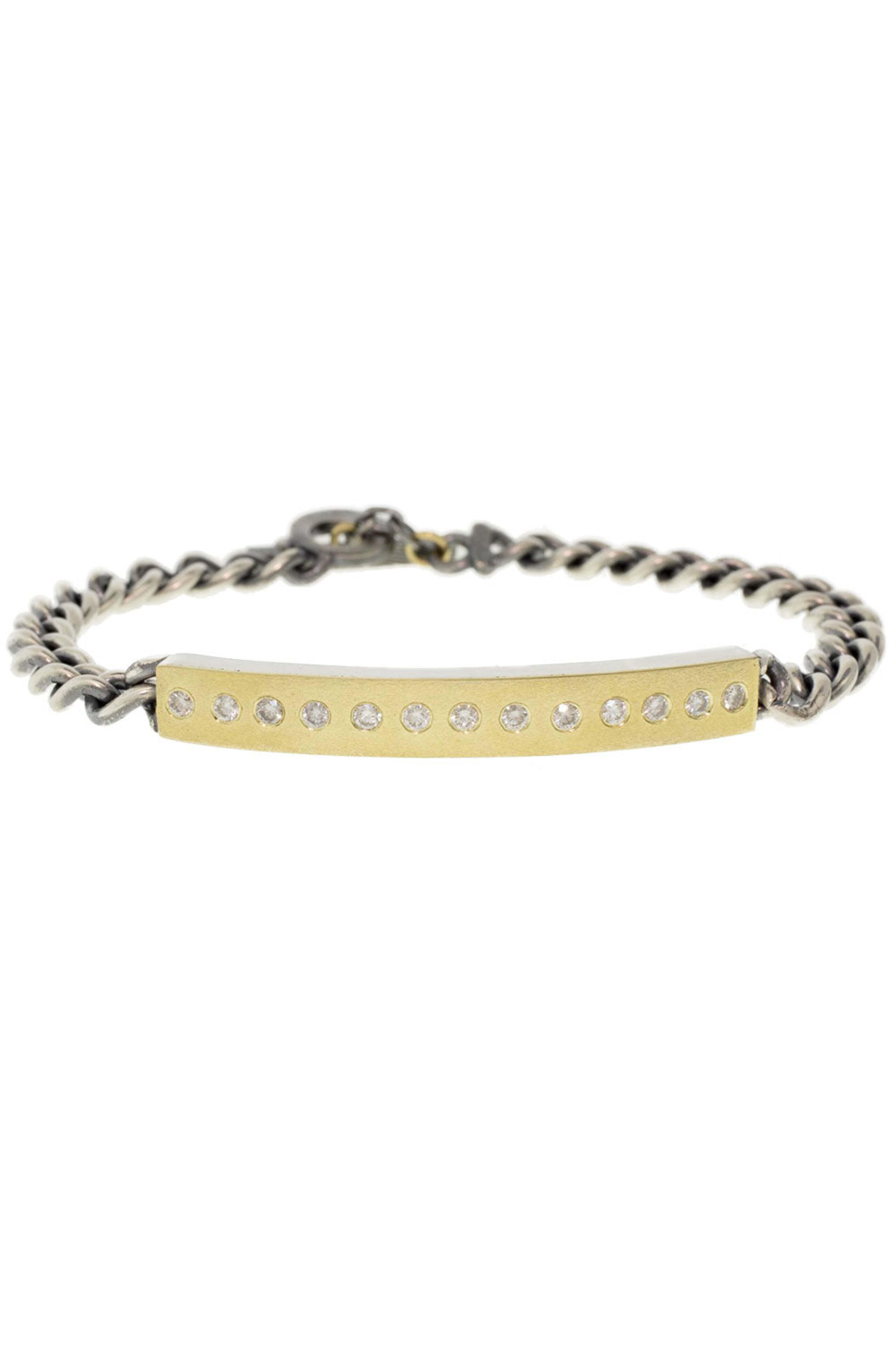 Rene Escobar - Yellow Gold Diana Link Bracelet