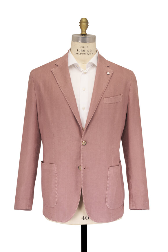 L.B.M. 1911 Light Pink Linen & Cotton Sportcoat - view 3
