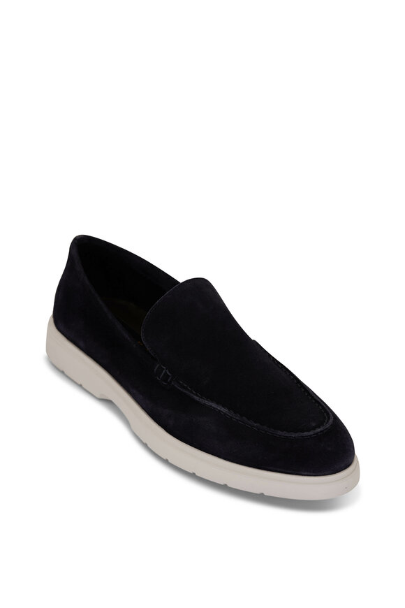 To Boot New York Troye Blue Suede Slip-On Loafer 