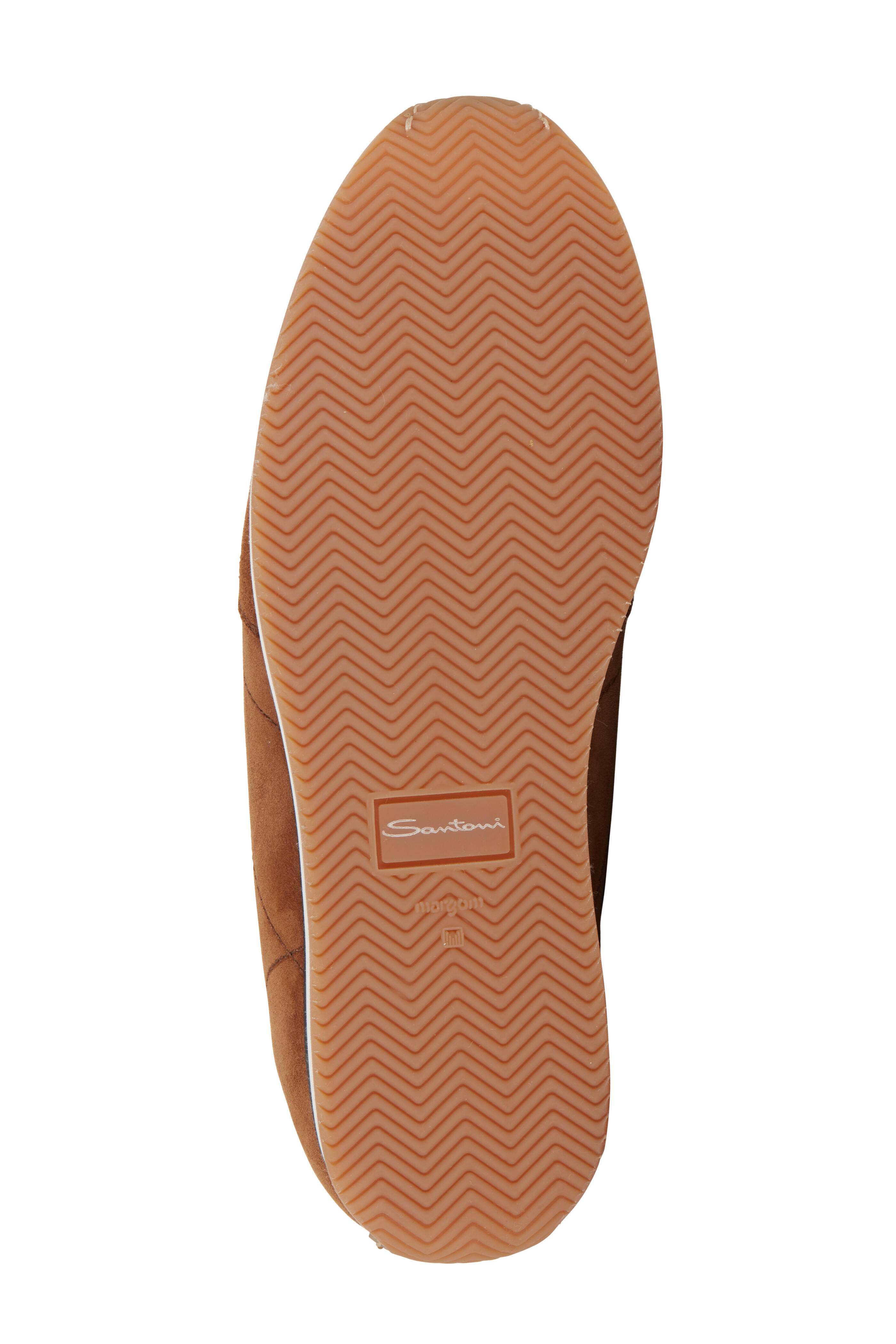 Santoni - Pause Brown Suede Sneaker