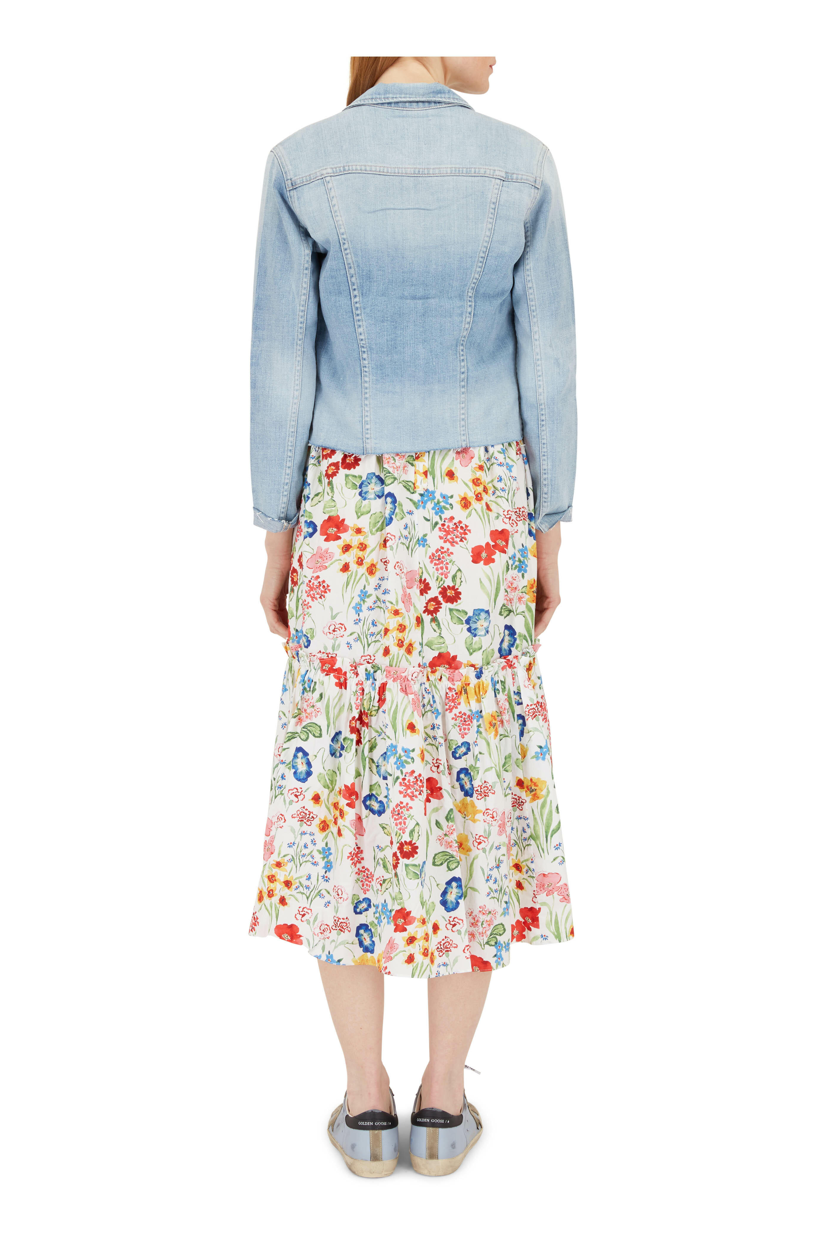 L'Agence - Janelle Raw Sonora Slim Fit Denim Jacket