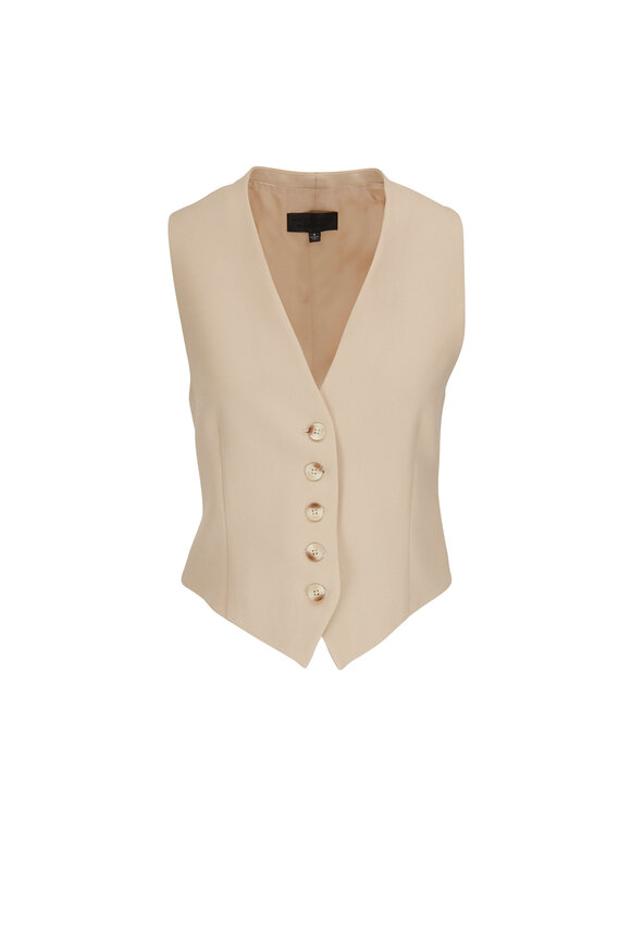 Nili Lotan - Carlo Tan Virgin Wool Vest 