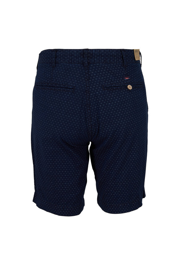 Faherty Brand - Asbury Indigo Fleck Cotton Shorts