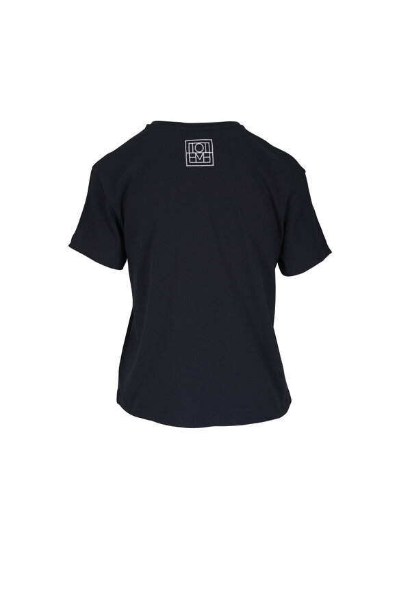 Totême Black Classic T-Shirt - view 2