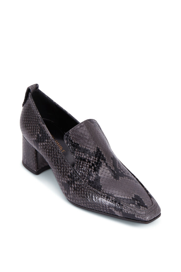 Marion Parke - Phoenix Smokey Python Leather Chunky Loafer, 50mm