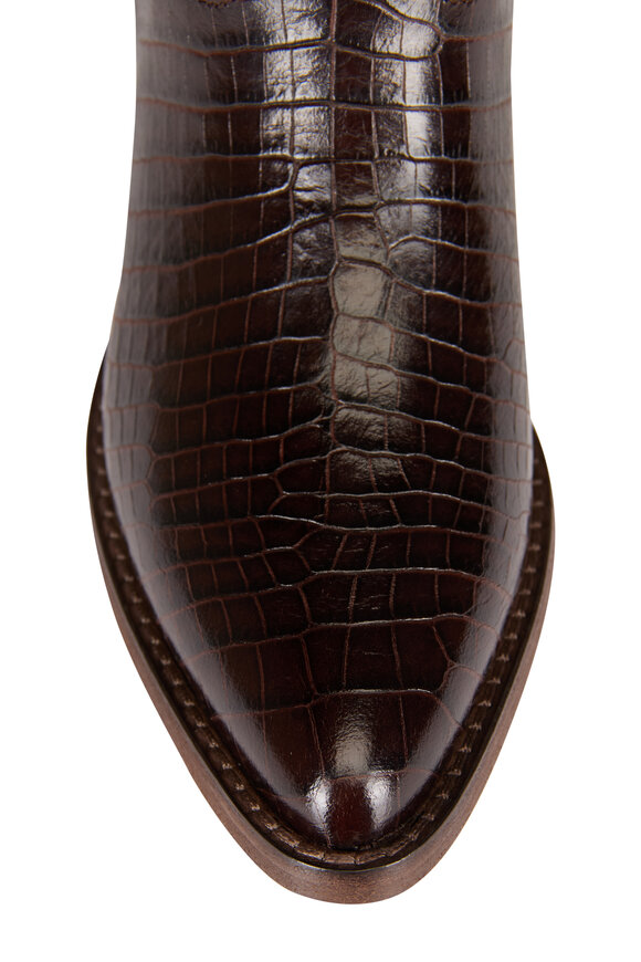 Partlow Mira Stamped Leather & Suede Cowboy Boot - view 4