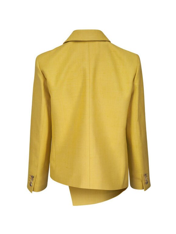 Michael Kors Collection Palomino Asymmetric Wrap Blazer - view 3