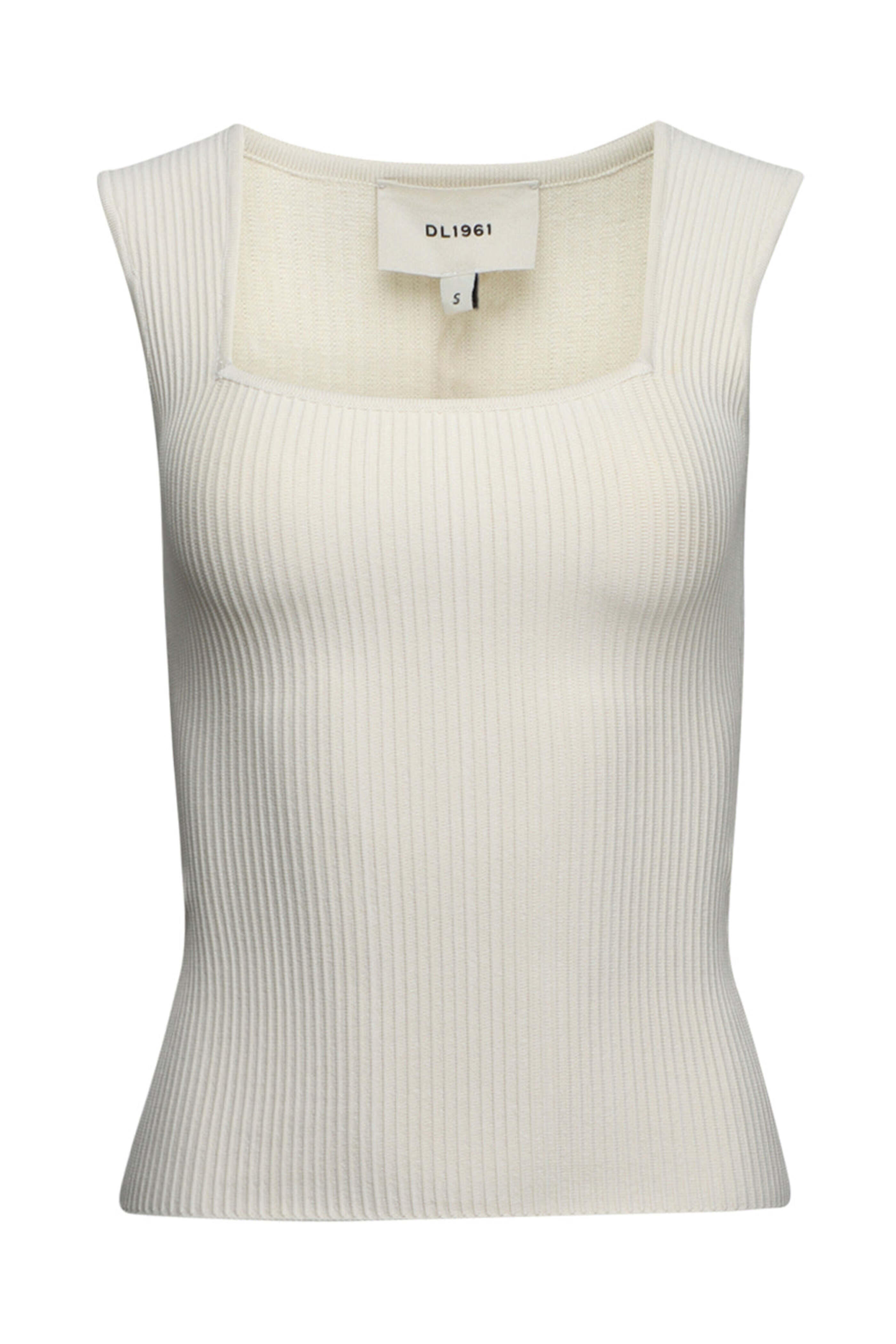 DL1961 - Ecru Square Neck Top