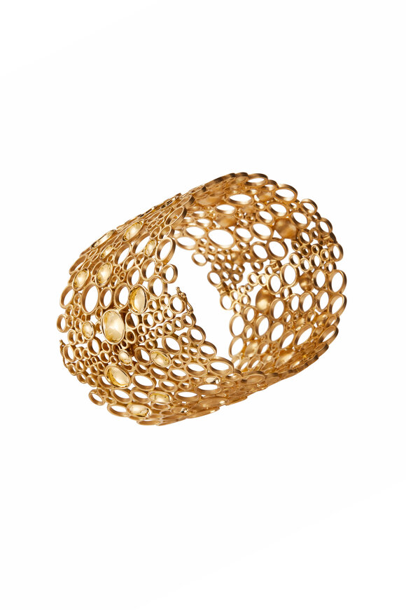 Van Gelder Jali Celestial Wide Bangle - view 2