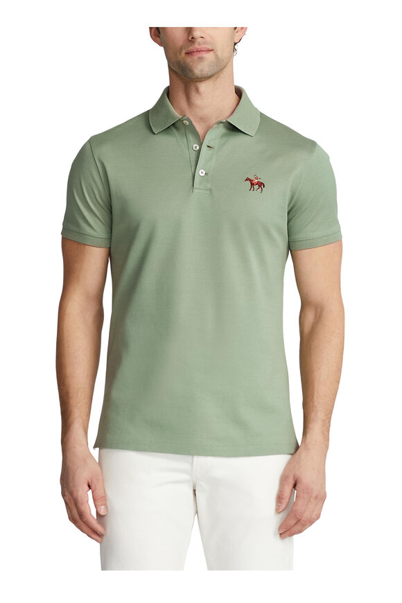 Ralph Lauren Purple Label - Green Cotton Piqué Polo