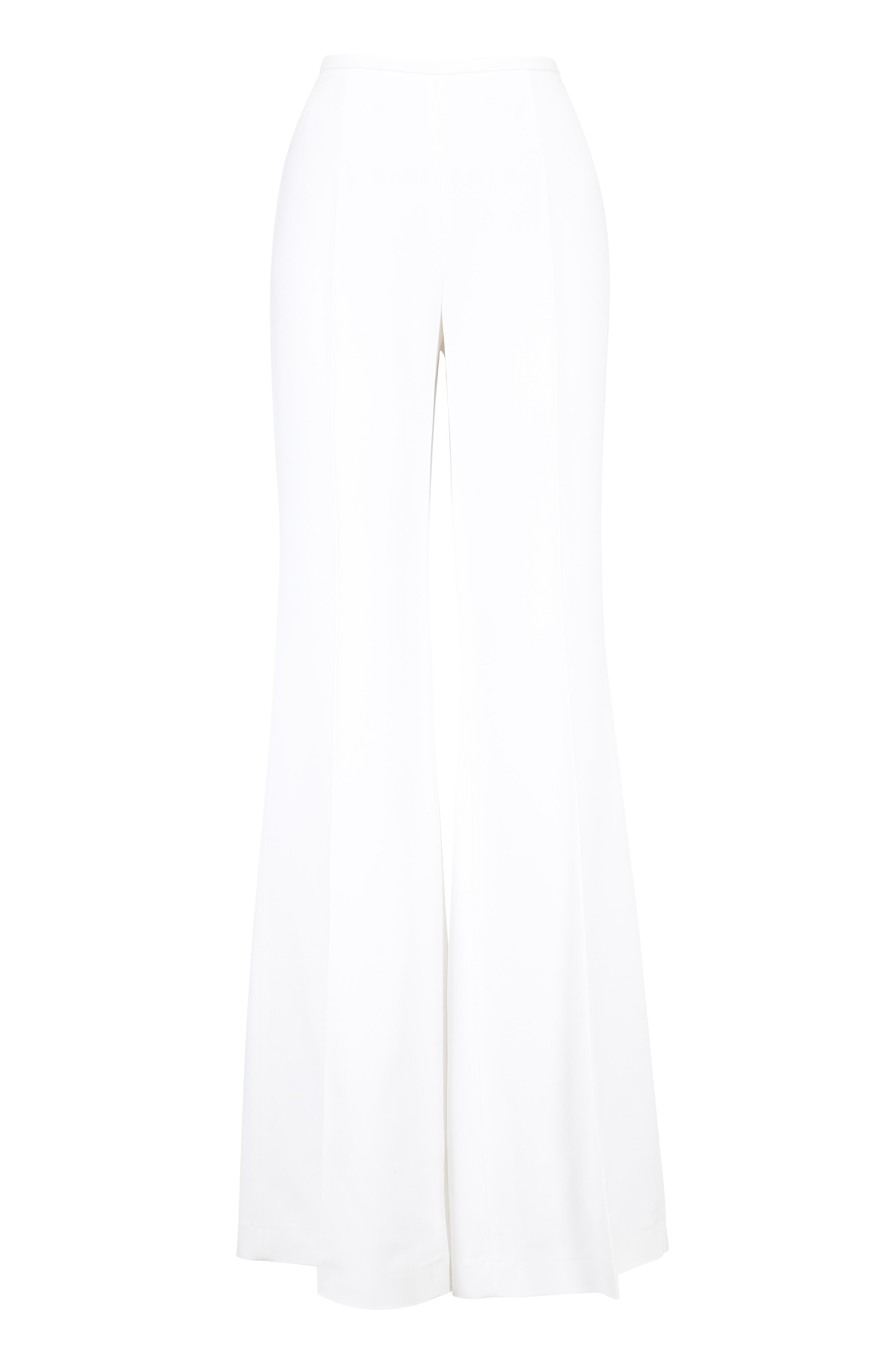 Michael Kors Collection - Optic White Crêpe Flared Pant