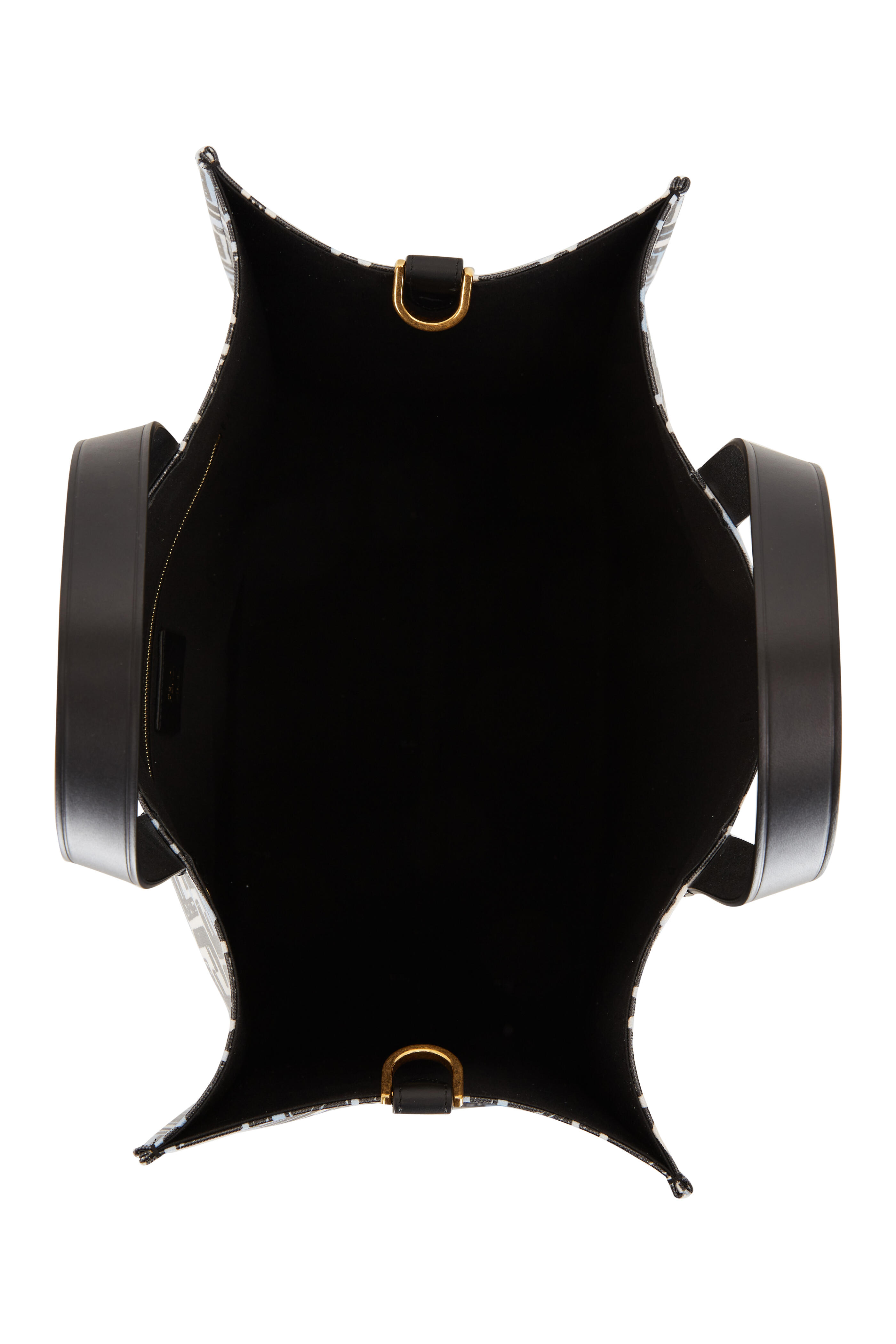 Fendi - Blue & White FF Glazed Canvas Shopper