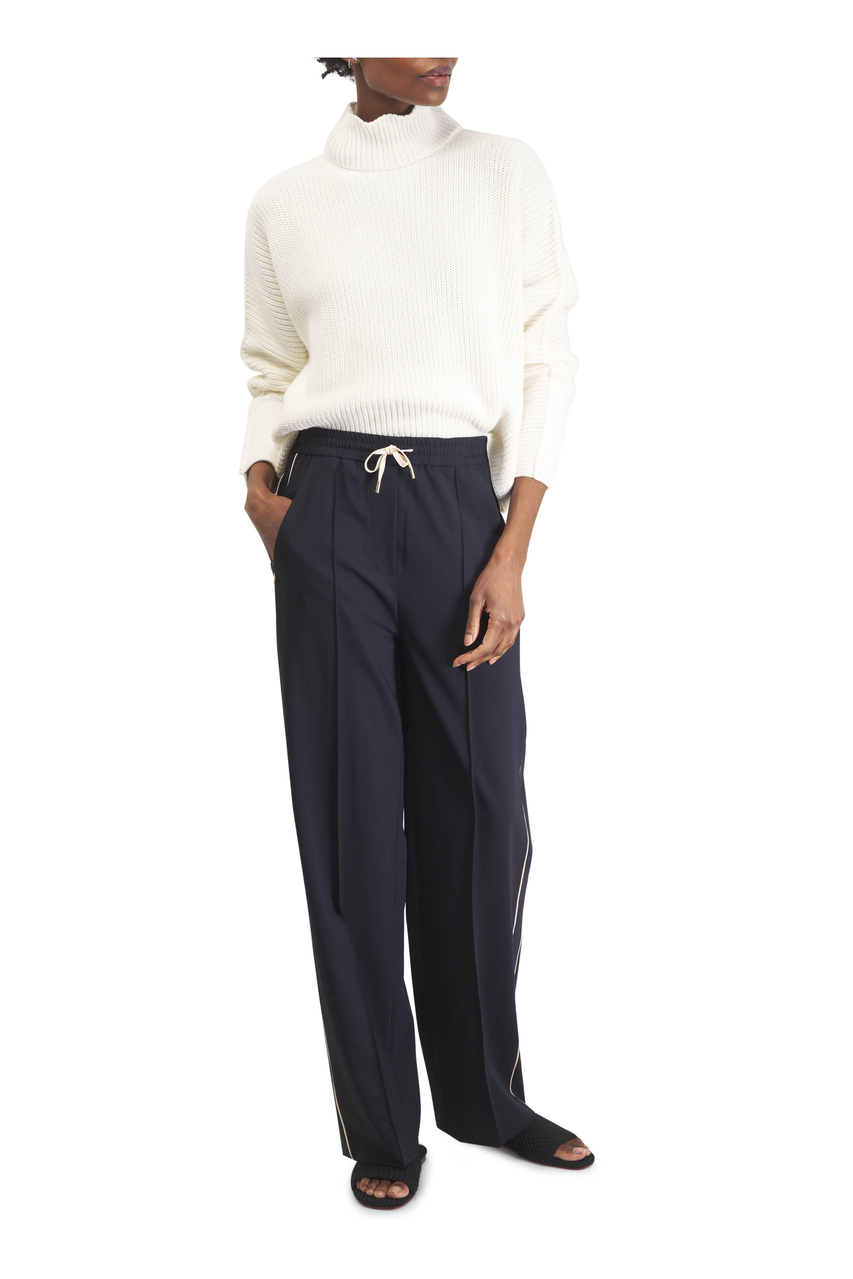 Naghedi - St. Barth's Onyx Woven Slide