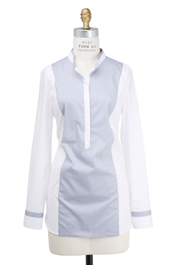 Rani Arabella - White Two Tone Tunic